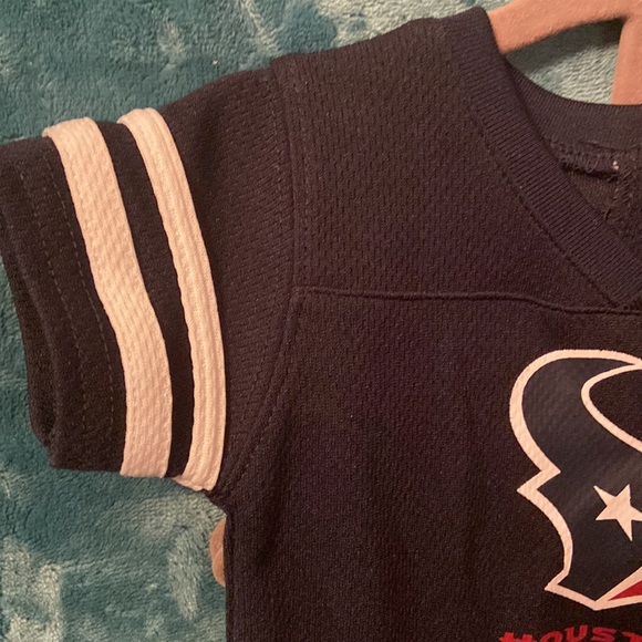 BUNDLE DISCOUNTS! Baby 3-6 mo Houston Texans NFL Team Apparel onesie jersey - Picture 5 of 8